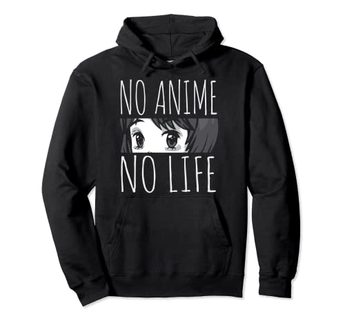 No Anime Life Lustiges MangaOtaku Fan Pullover Hoodie