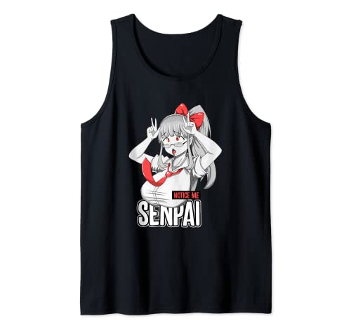 Note mich senpai Ahegao Gesicht Anime Girl Otaku Tuch Tank