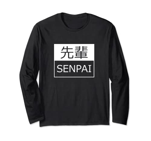 Senpai Girl Anime Hentai Waifu Langarmshirt