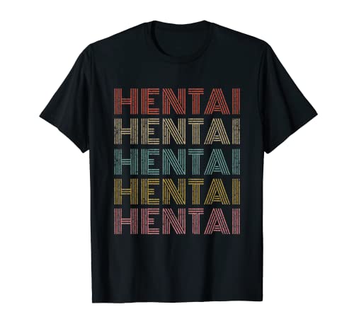 Vintage Retro 70er 80er Hentai Outfit Manga Anime TShirt