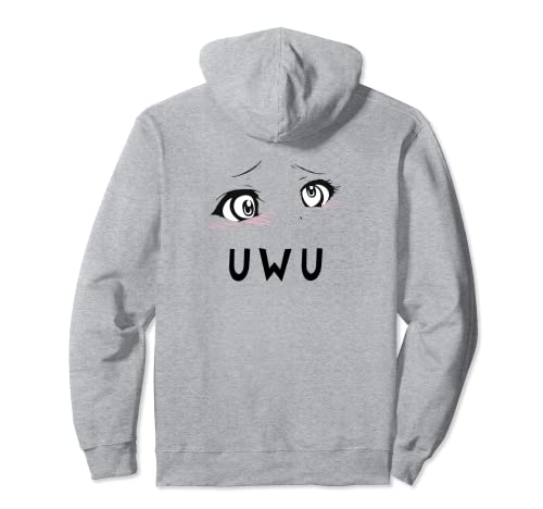 Uwu Aheghao Gesicht Pullover Hoodie