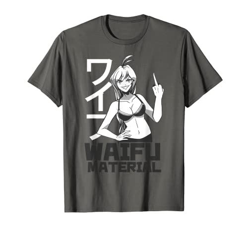 Waifu Anime Shirt ästhetisches Hentai Otaku TShirt