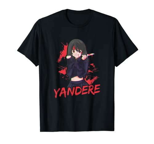 Yandere Waifu Kawaii Anime Cosplay TShirt