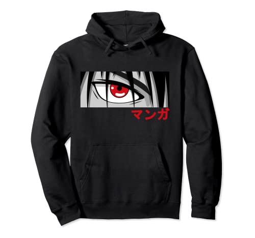 Anime Boy Eye Face Manga Motiv Japan Serien Merch Pullover