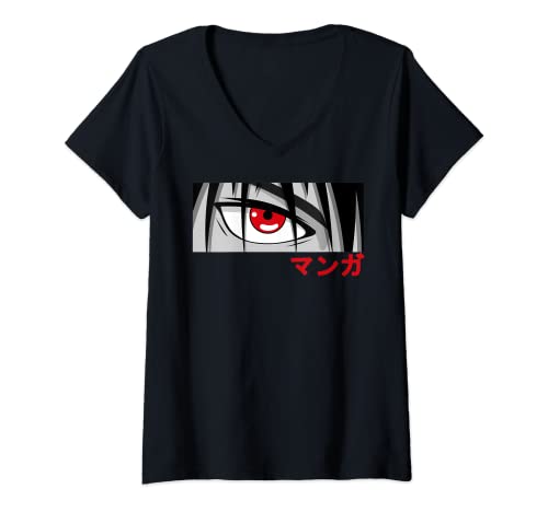Damen Anime Boy Eye Face Manga Motiv Japan Serien Merch