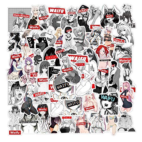 50Pcs Anime sexy Mixed Beauty Hentai Graffiti Stickers for Phone Luggage Guitar s Sticker Party Gift