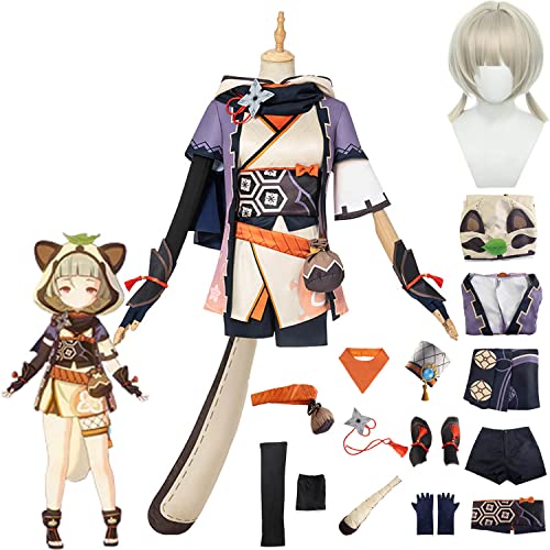 Amalon Genshin Impact Sayu Cosplay Kostüm Outfit Spielfiguren Hutao Klee Rollenspiel Uniform Kleid 