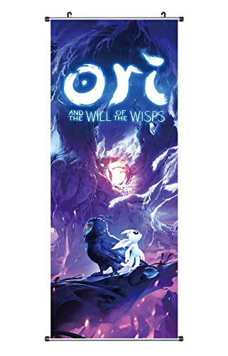 Ori and the Will of Wisps Rollbild Kakemono aus Stoff Poster 100x40cm