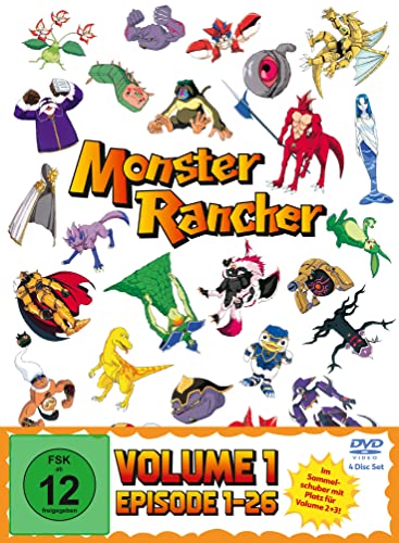 Monster Rancher Vol. 1 (Ep. 126) im Sammelschuber (4 DVDs)