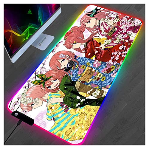xiaopangtech Mousepad XXL Anime Table Pad Game Player Tastatur Teppich Spiel 3891, Size 300x350x3mm)