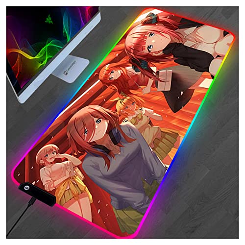 xiaopangtech Mousepad XXL Anime Table Pad Game Player Tastatur Teppich Spiel 3894, Size 300x900x3mm)