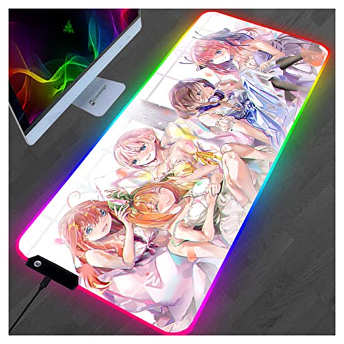 xiaopangtech Mousepad XXL Anime Table Pad Game Player Tastatur Teppich Spiel 3895, Size 250x350x3mm)