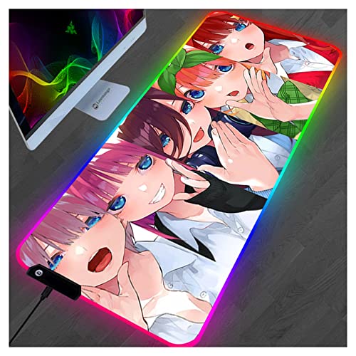 xiaopangtech Mousepad XXL Anime Table Pad Game Player Tastatur Teppich Spiel 3897, Size 300x900x3mm)