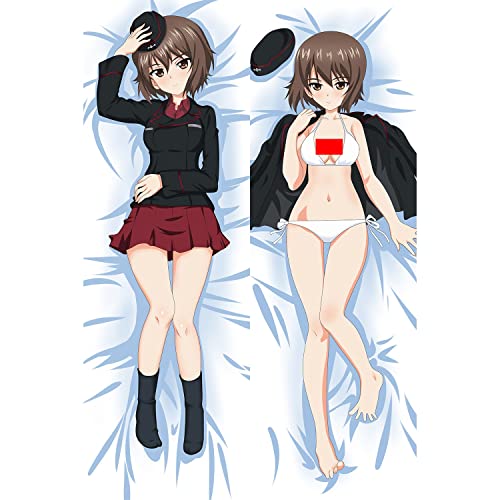 Waifu und Panzer Noriko Isobe 150x50cm 2-Wege, Dakimakura, Anime Hübsches Waifu, Anime-, gedruckte 