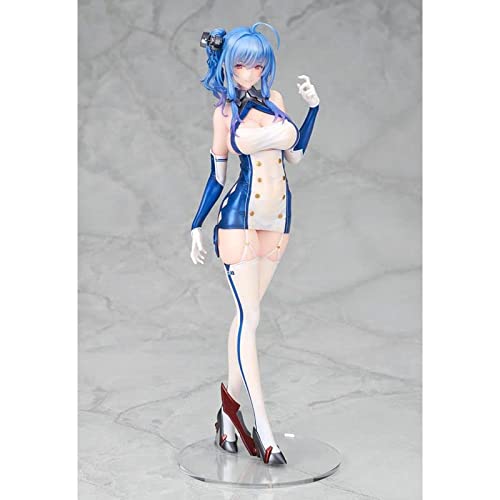 Blue Anime 26cm.Game Design Theme Blau Statue handgemachte