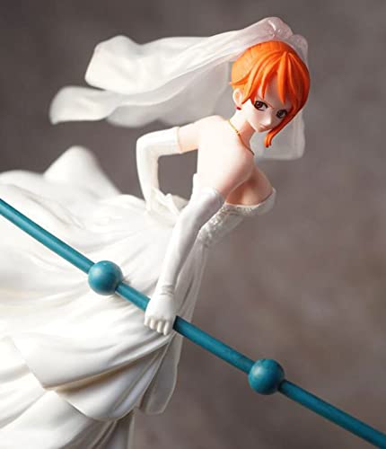 AnimeOne Piece Nami Wedding Waifu, exponierte vollbusige heiße Waifu-Statue, Zeichentrickfiguren, p