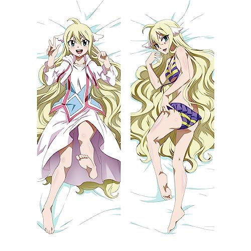 Hentai Waifu Ahegao Kissenhülle Body Anime Pillowcase, Dakimakura Bezug ZierDoppelseitige (Peach 2w