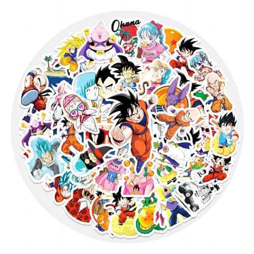 100-teiliges/los Dragons Balls Anime Aufkleber, Beliebte Wasserdichte Vinyl Graffiti Aufkleber Gepä