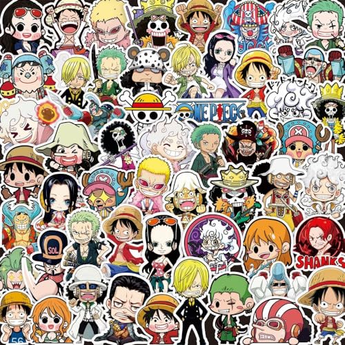 80-teiliges/Lot One Piece Peripheral Zoro Anime Aufkleber, Beliebte Wasserdichte Vinyl Graffiti Aufk