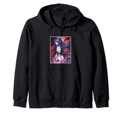 Anime Girl She Devil Dämonin Teufelin Kapuzenjacke