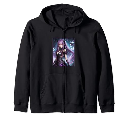 Anime Girl She Devil Dämonin Teufelin yandere Kapuzenjacke
