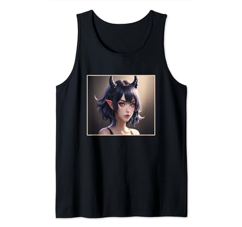 Anime Girl She Devil Dämonin Teufelin yandere Tank Top