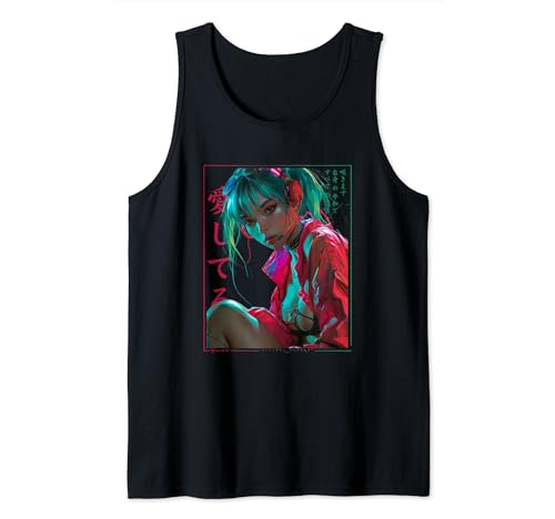 Manga Anime Senpai I Hentai Waifu Art Tank Top