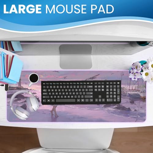 Mousepad Gaming Süßes Waifu Anime Riesig Tischset XXL Oberflächenoptimierung matte