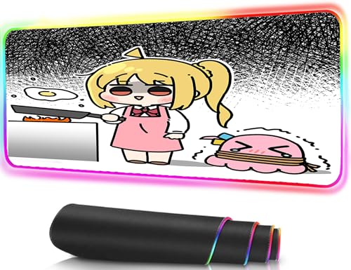 Mousepad Gaming Süßes Waifu Anime XXL Oberflächenoptimierung Tastaturmatte Druck