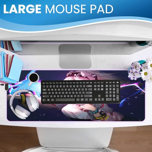 Mousepad Gaming Süßes Waifu Anime XXL Riesig matte Heimbüro