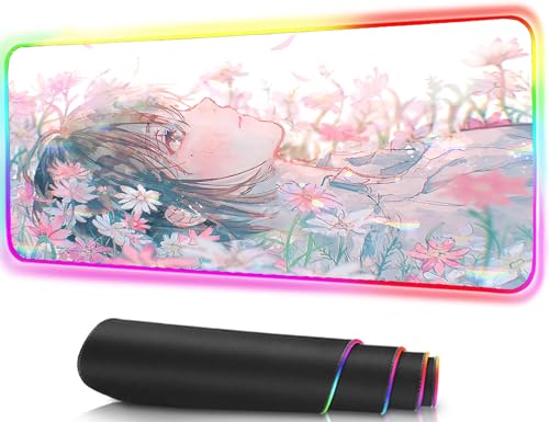 Mousepad Gaming Süßes Waifu XXL dicken Anime Übergroß Tischset