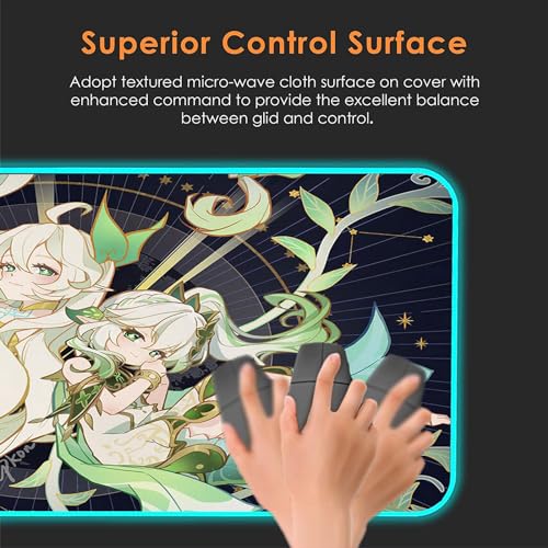 Mousepad Gaming Süßes Waifu XXL längern Tastaturmatte Übergroß Anime