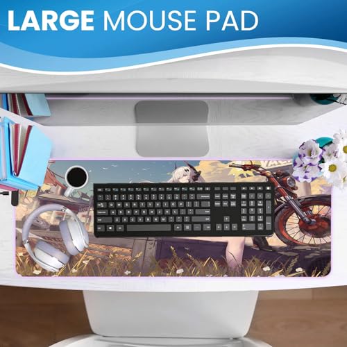 Mousepad Gaming XXL Süßes Waifu Pad dicken Tastaturmatte Riesig Anime