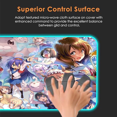 Mousepad Gaming groß Süßes Waifu Anime XXL längern matte Heimbüro Tischset