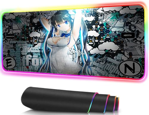 Mousepad Gaming groß Süßes Waifu Pad Übergroß XXL Anti Schmutz Anime