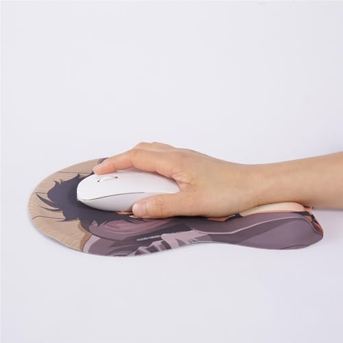 Law Anime 3D-Mousepad mit weicher Handballenauflage, Gaming-3D-Mousepads, 2-Wege-Haut