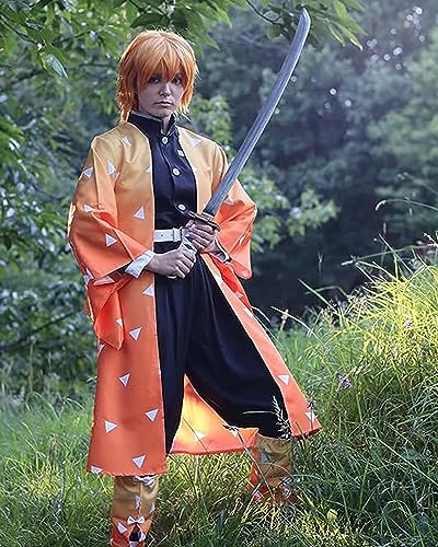 Demon zenitsu cosplay female slayer mitsuri anime kimono damen Kostüm Tomioka Giyuu Herren kostüm 