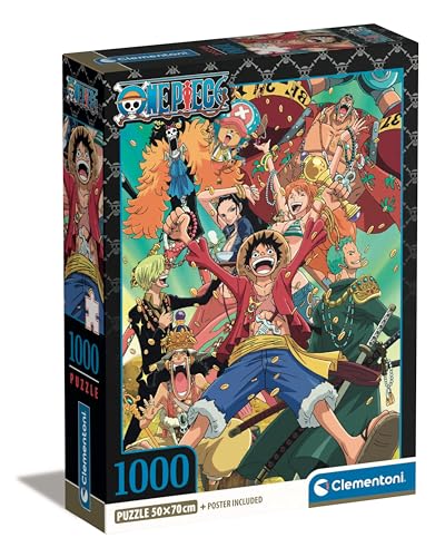 Clementoni One Piece Puzzle 1000teiliges mit Poster