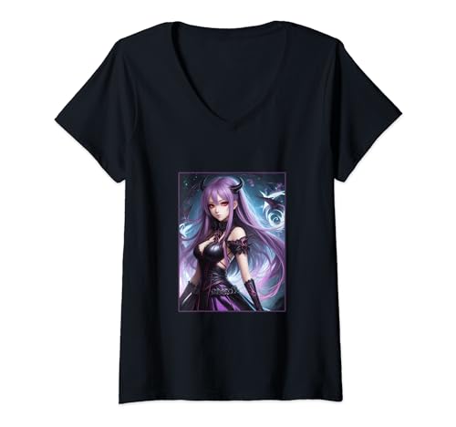 Damen Anime Girl She Devil Dämonin Teufelin yandere TShirt