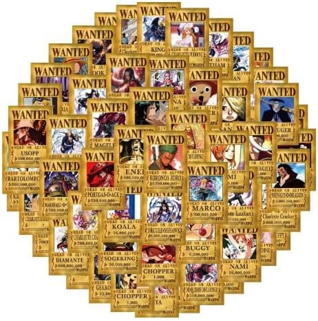 One Piece Aufkleber, 110 Sticker, Aufkleber Anime wasserdichte Vinyl-Aufkleber Gepäck Skateboard Gr