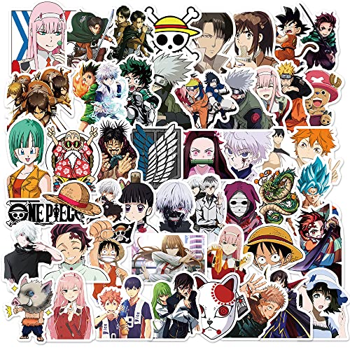 Anime Gemischte Aufkleber, Beliebte 50pcs wasserdichte Vinyl Stickers scooter, Gitarre, Gepäck, Ska