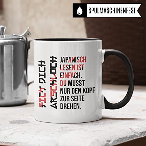 Japanisch Lesen Ist Einfach Tasse Anime Männer – Bild 3