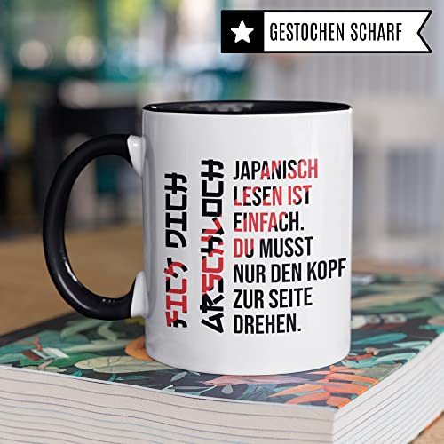 Japanisch Lesen Ist Einfach Tasse Anime Männer – Bild 5