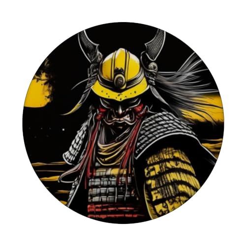 r Samurai Krieger mit Katana Schwertkunst PopSockets austauschbarem PopGrip