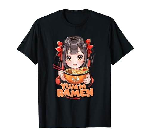Anime Ramen TShirt Neko Waifu Streetwear