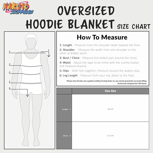 Naruto ÜberHerren Hoodie Decke mit Ärmeln Oversized Kapuzenpullover Tragbare Decken