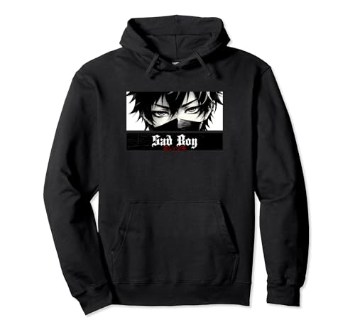 Sad Boy | Manga Anime Aesthetic Pullover Hoodie
