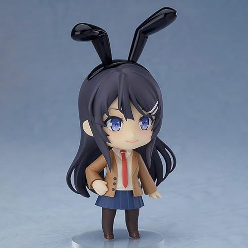 SaiFfe Sakurajima Mai Animeen Bunny Girls figur mit beweglichem und austauschbarem Gesicht10cm/4Zoll