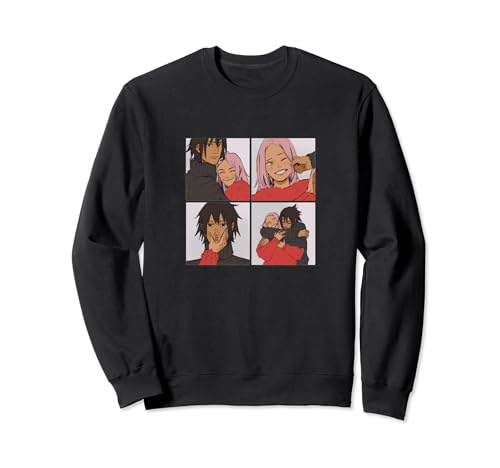 Anime-Paar, das sich gegenseitig neckt Sweatshirt