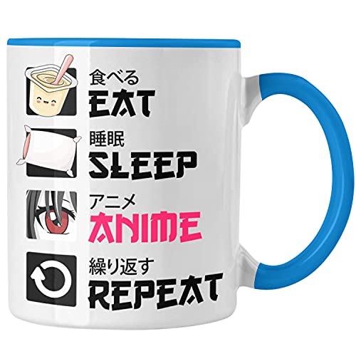 Trendation Anime Tasse Spruch Kaffeetasse Deko Anme Fan